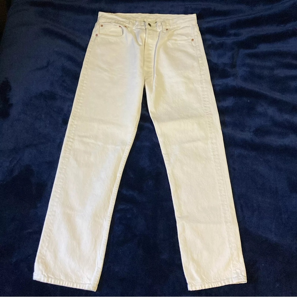 Vintage 80s-90s Levi’s White 501s 34x31 Made in the USA
